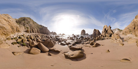 Praia Da Ursa Stoney Beach