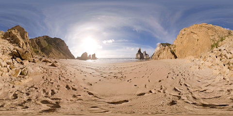Praia Da Ursa Wide Open Beach