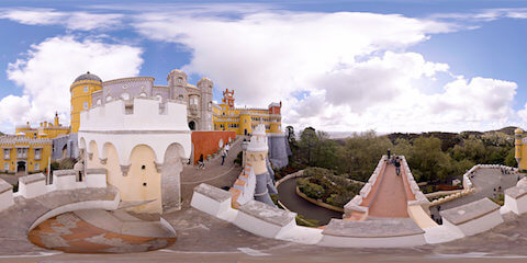 Palacio Da Pena Front View