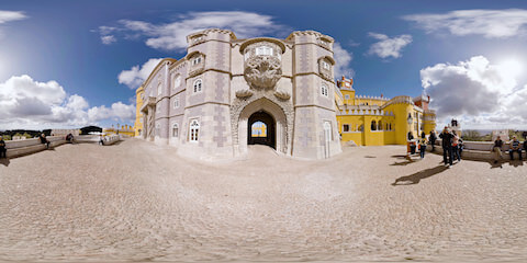 Palacio Da Pena Entrance
