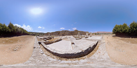 Ancient Ruins Mosaic