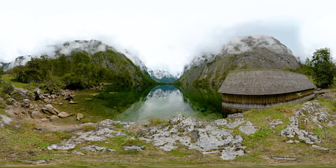 Cabin Near Misty Lake