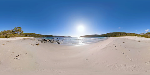 Fortescue Bay Beach Near Rocks