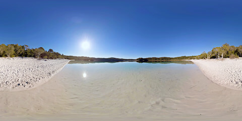 Mirroring Lake In The Water