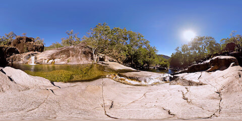 Rock Slides And Pool