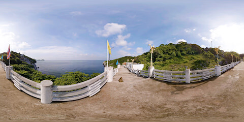 Ceremonious Bridge With Monkeys