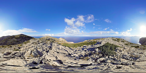 Panoramic View On Hilltop