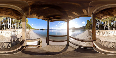 View From Watch Tower On Ocean