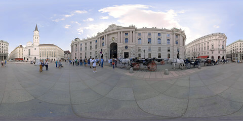 Horse Carriages At Hofburg Palace