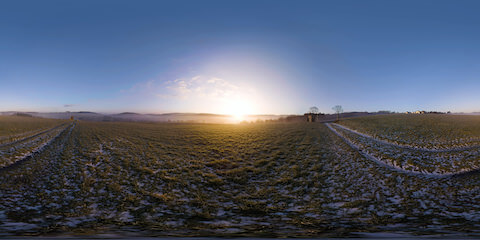 Foggy Sunrise On A Cold Morning Timelapse