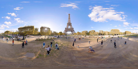 Eiffel Tower From Middle