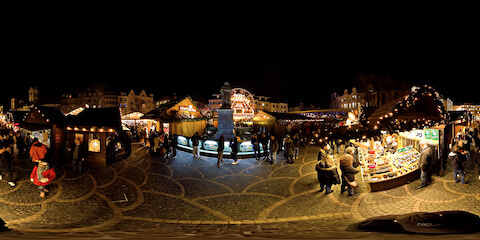 Christmas Market By Night