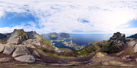 Summit Of Reinebringen Mountain