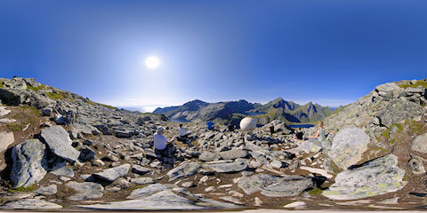 Group Meditation In Mountain Wilderness