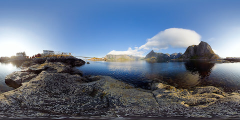 Gentle Ocean Waves On Headland On A Peaceful Morning