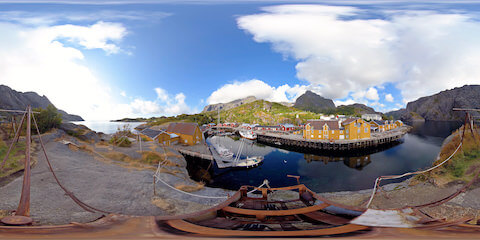View Of Nusfjord Fishing Village From Top
