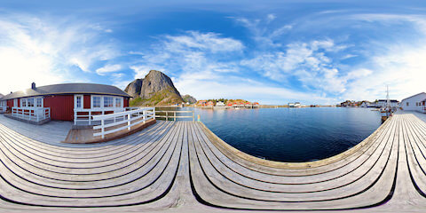View Of Harbour In Small Fishing Village
