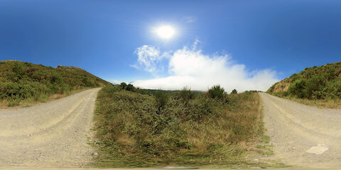 Clouds Approaching Coastal Heathland
