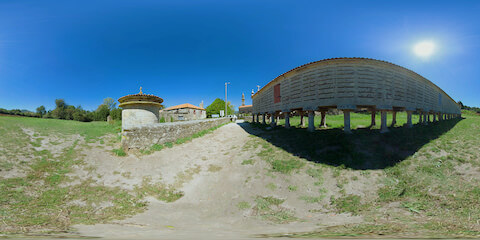 Traditional Galician Stone Granary
