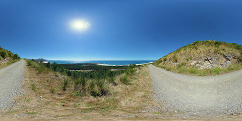 Gravel Road Towards White Beach