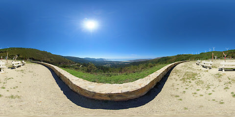 Panoramic View Onto Coast