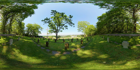 Soldiers' Cemetery With View To Abbey