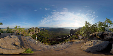 Sunrise At Sandstone Mountains Lookout Point