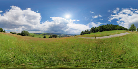 Valley View From Meadow