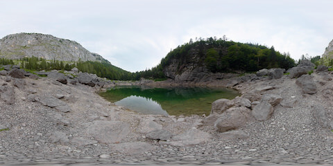 Midday Stillness At Rocky Mountain Pool