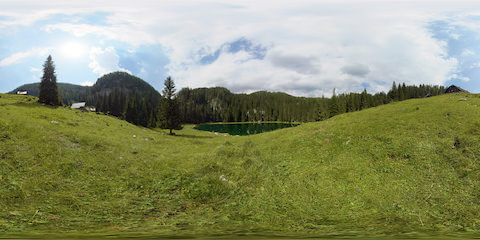 Green Mountain Lake From Alpine Pasture