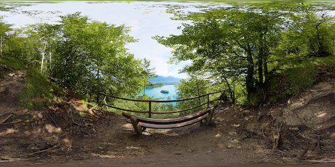 Church On Island From Lookout Point