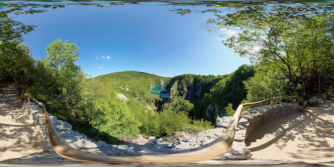 View Of Cascading Pools From Lookout