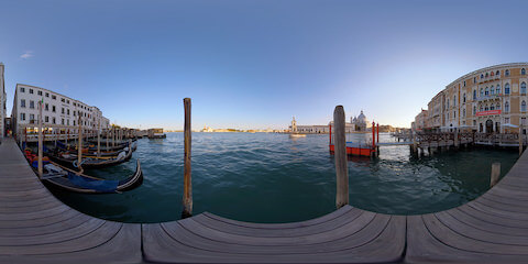 View Of Canale Grande From Gondola Dock