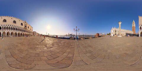 Campanile Di San Marco From Doge's Palace - Early Morning
