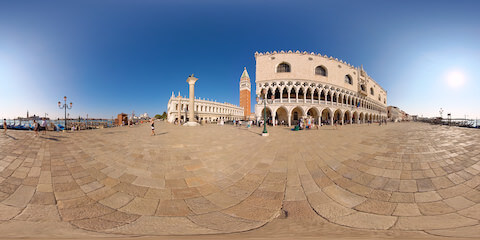 Campanile Di San Marco From Doge's Palace - Mid Morning