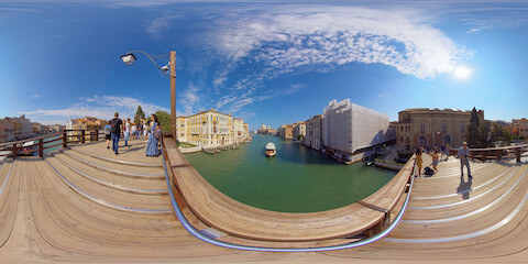 View To Basilica Di Santa Maria Della Salute From Ponte Dell'Accademia