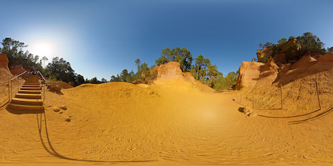 Intense Colours In Former Ochre Quarry