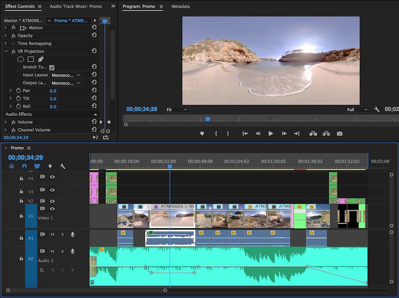 360 Degree Video Editing