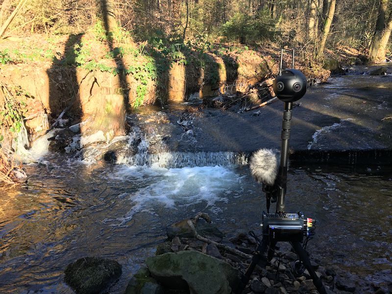 Filming Creek with Insta360 Pro 2