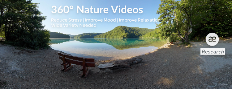 360° Nature Videos Reduce Stress | Improve Mood | Improve Relaxation | Large Variety Needed